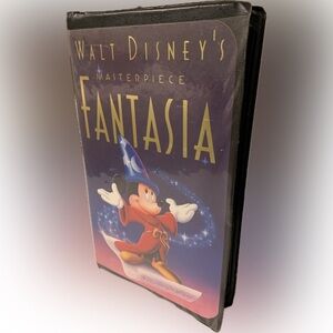 VHS Tape Walt Disney’s Masterpiece Fantasia Mickey Mouse Sorcerer